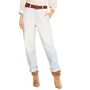 ba&sh Eliz High waisted straight leg jeans in ciel light blue size  XS